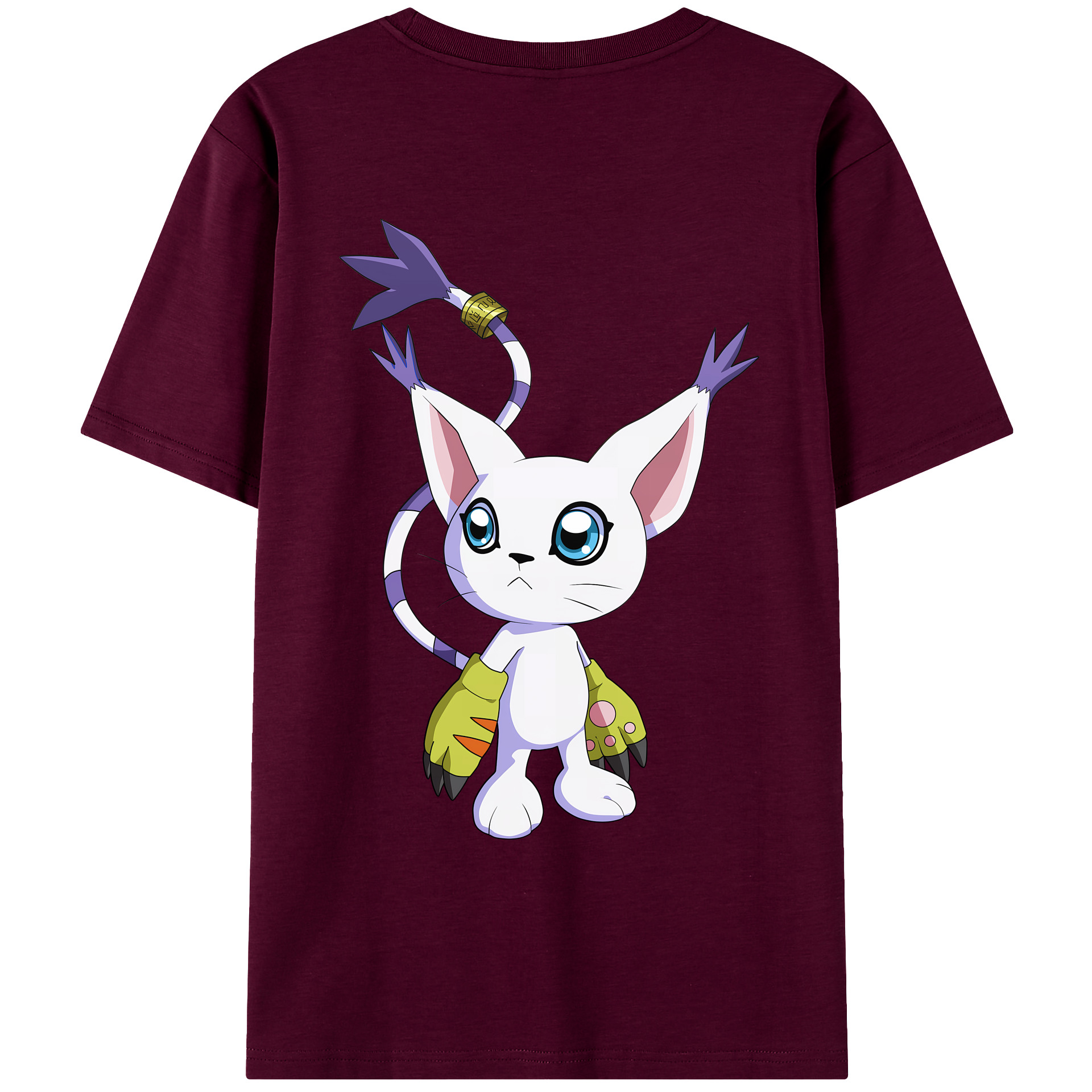 （画像用） Digimon デジタルモンスター/デジモン レディース半袖Tシャツ(バックプリント)